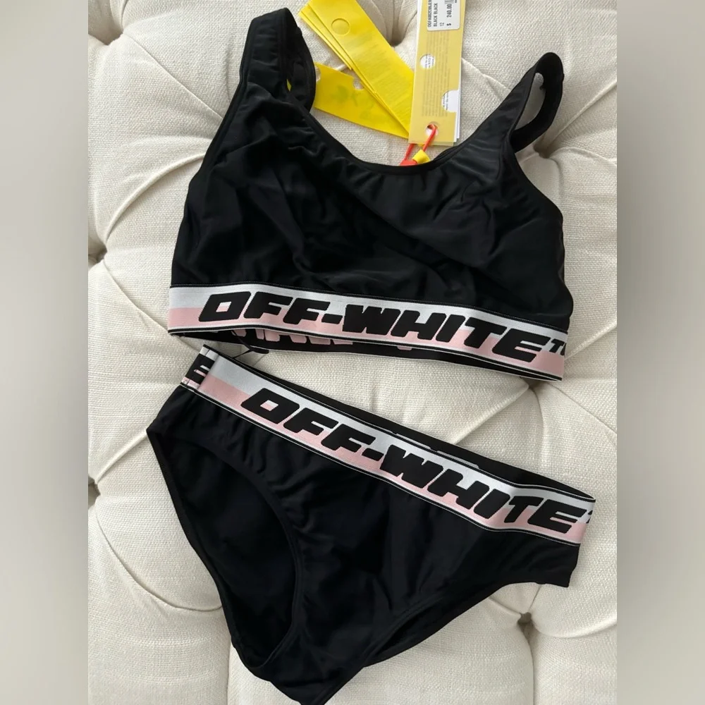 Off White Kids bathing suit size 12 new with tags - Picture 1 of 3